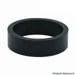 Flipperfingergummi Silikon schwarz