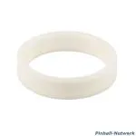 Flipperfingergummi Silikon weiß, schmal