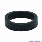 Flipperfingergummi schwarz, schmal