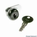 Schloss für Kassentür 7/8" (22,3 mm), schwarz