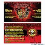 Guns N´ Roses Data East Custom Cards, Design 2