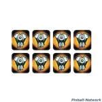 Harley-Davidson Sega/Stern Drop Target Decals