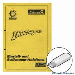 Indiana Jones Williams Einstell- und Bedienungs-Anleitung