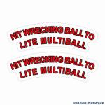 Junk Yard Wreck Ball Decals