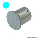LED Flasherlampe BA15s, cyan