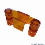 Lane Guide Stern/Sega, orange transparent