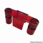 Lane Guide Stern/Sega, rot transparent