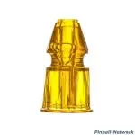 Post Faceted gelb, hoch