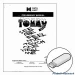 The Who's Tommy Pinball Wizard, Operations Manual