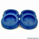 Untersetzer für Flipperfuß blau, 4er Set